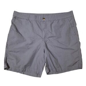 Columbia Mens Gray Blue Cotton Hiking Fishing Shorts Size 40W 8L AM4471